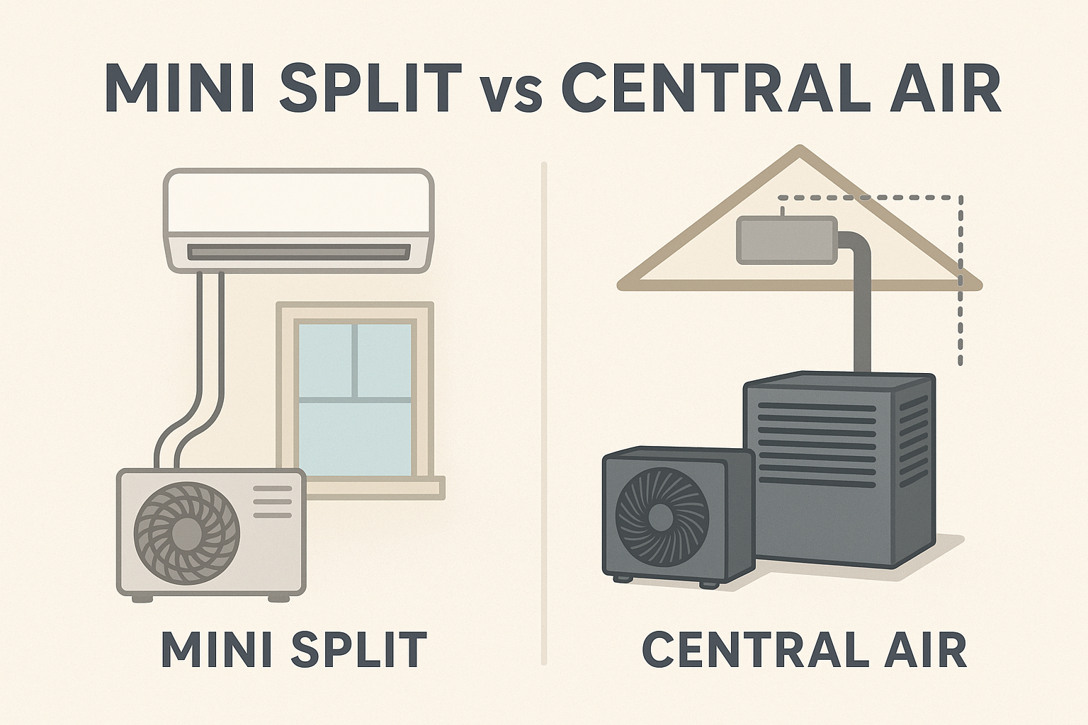 Mini Split vs Central Air: Which HVAC System is Right for You?