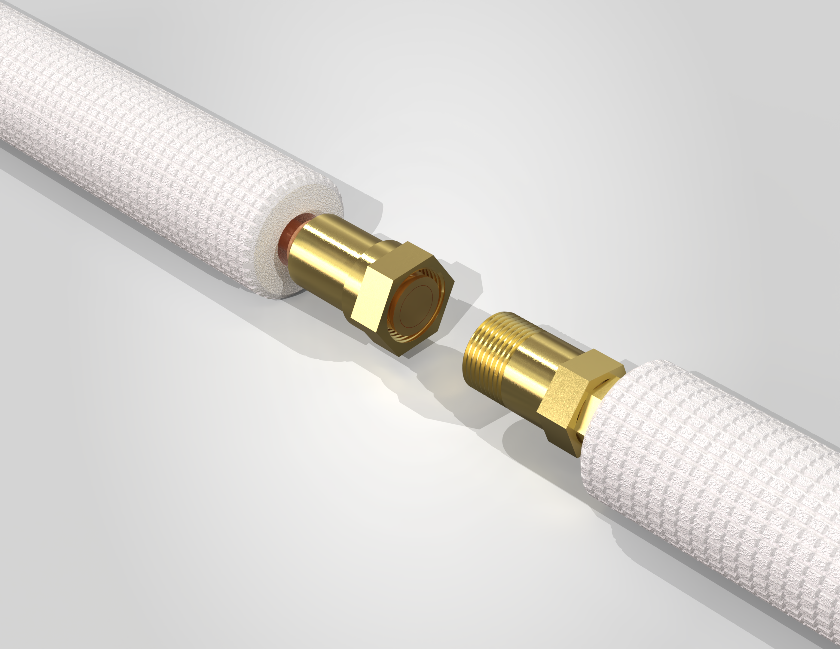 Lineset Fittings Close-up