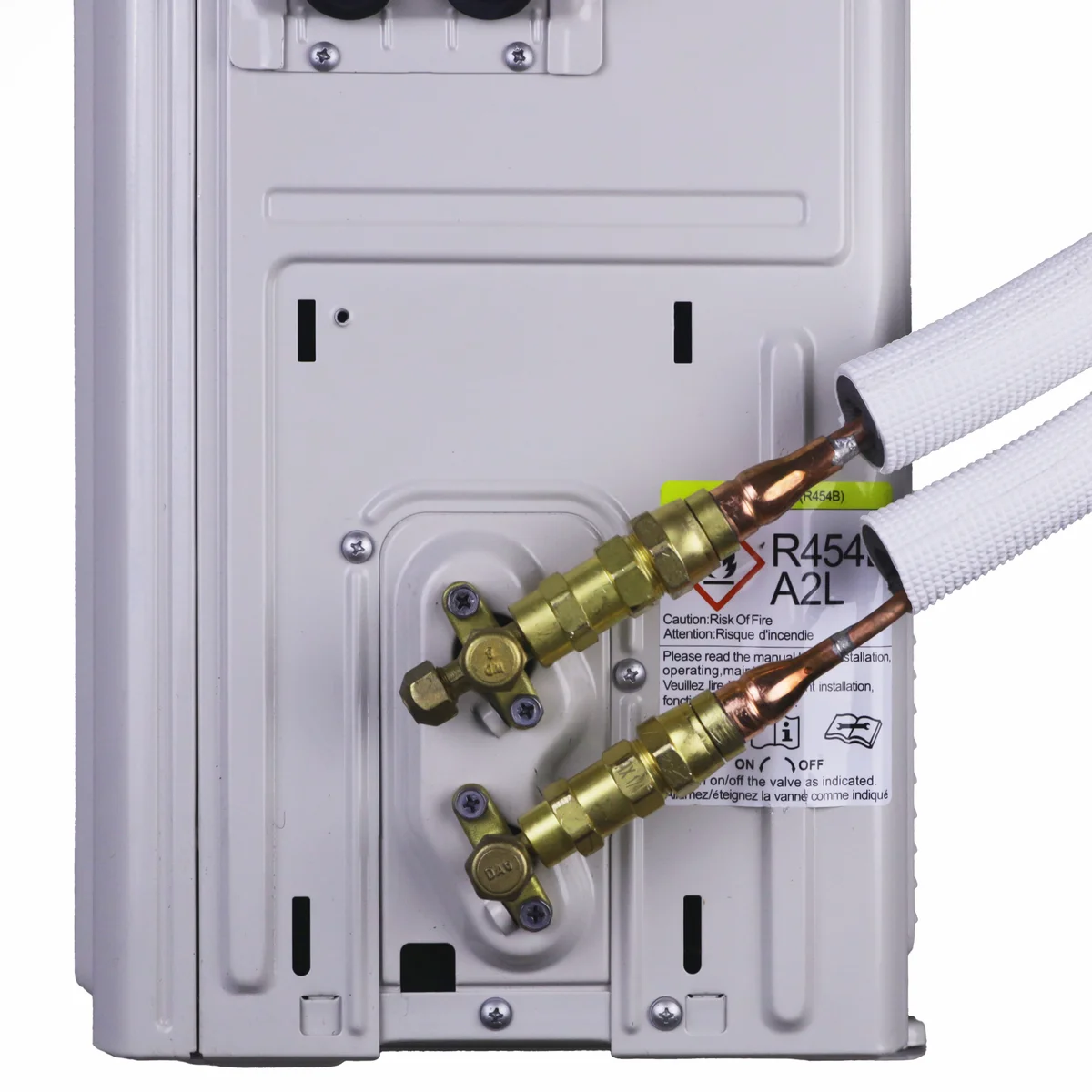 Lineset Connected to Outdoor Condenser Unit