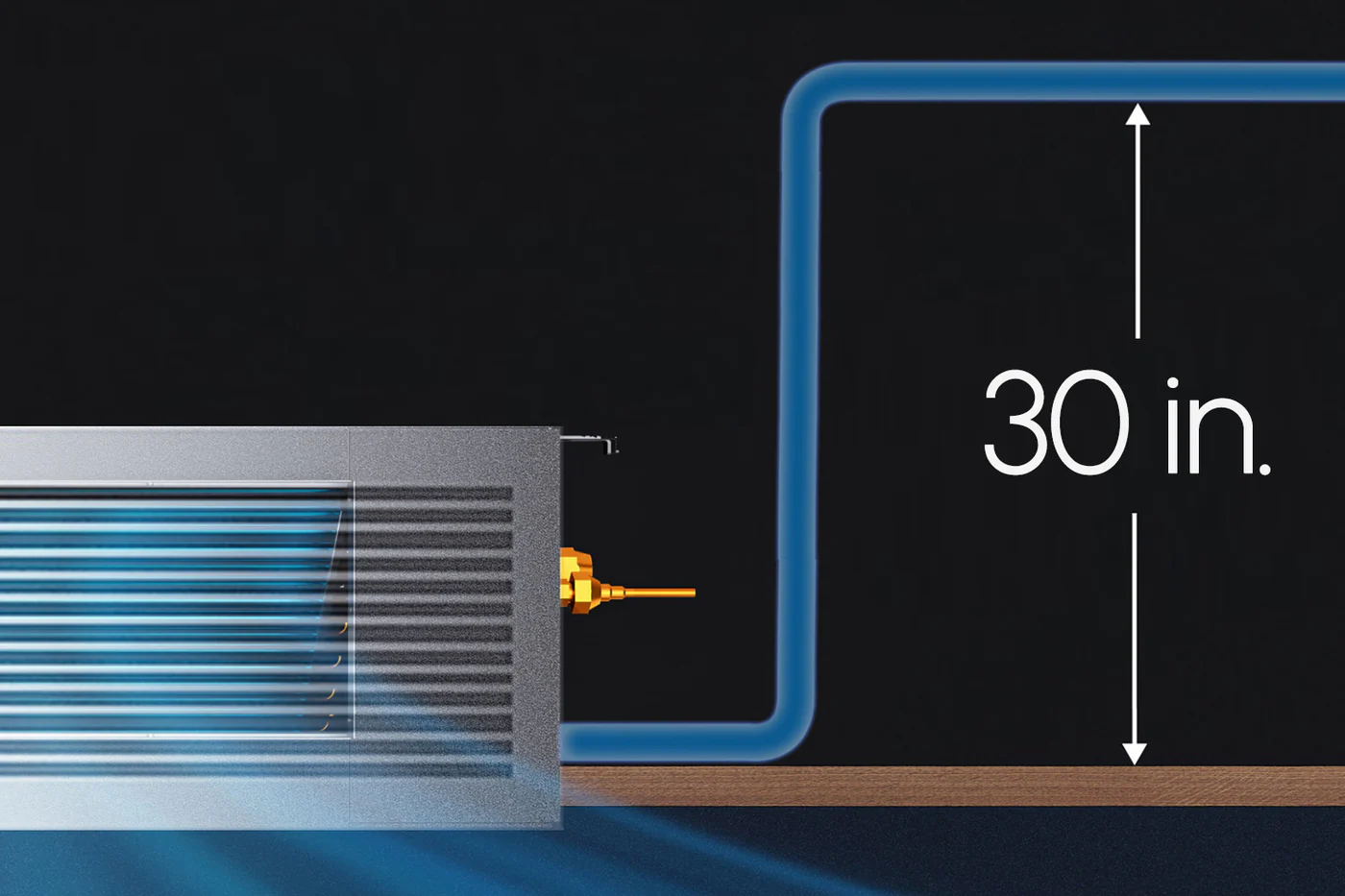 Condensate drain lift