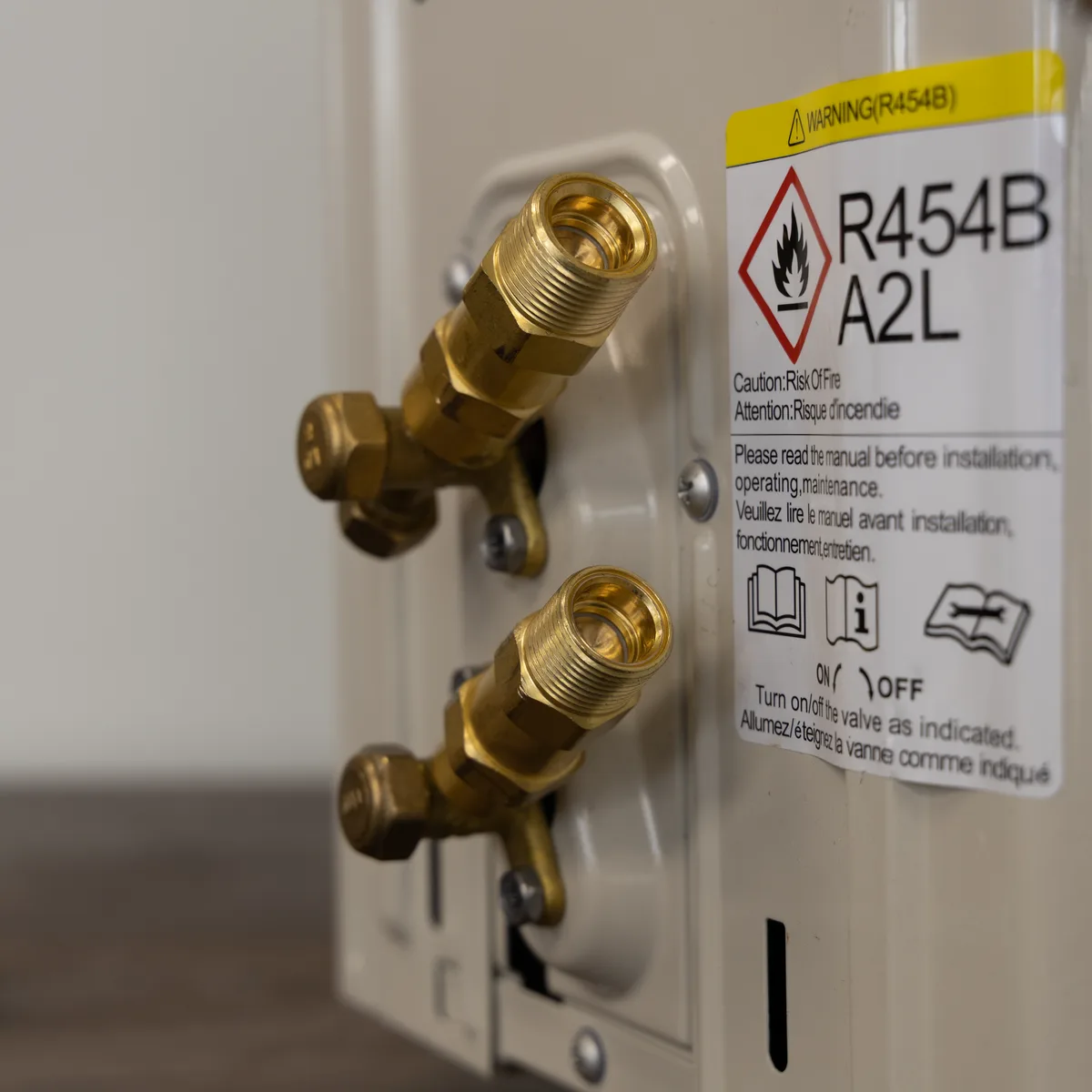 Pre-Charged Lineset with Brass Quick-Connect Valve Fittings